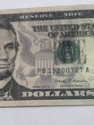 July 27 1920 Bday/Anniversary Fancy Serial 2017 Circulated Condition $5 Note — photo 1
