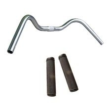 Bike Handlebar with Bar Covers Vintage Style Portable Parts 56cm Length Bicycle