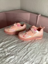 Girls yazi Roller Skates Shoes Led Light Up USB Charge Size Eur 38 New peach