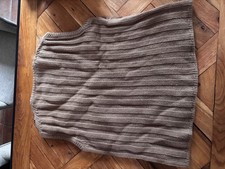 Kaschmir Fell/Strickweste Damen von Oliviero in braun Gr. L