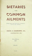 Dietaries for Common Ailments 1937 Rare Vintage Health Booklet Energen Bread etc