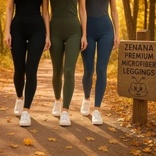 Zenana Premium Leggings🍯Full Length Microfiber Workout High Waisted Yoga Pants