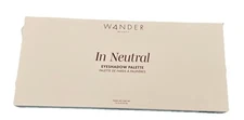 Wander Beauty Sephora Ulta In Neutral Eyeshadow Palette NIB NEW