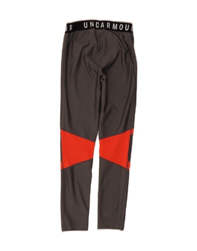 Leggings Under Armour para mujer Heat Gear Reino Unido 10 pequeños grises bloques de colores DJ00 - Imagen 2 de 3
