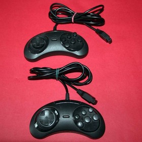 Sega MegaDrive Classic Game Console with 2 controllers, power supply and cables.