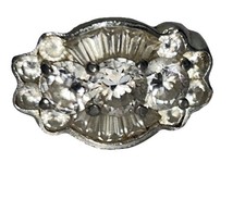 Princess Cut 3-stone 925 Sterling Silver CZ Engagement Ring Band Size 8