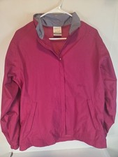 Nike Golf Storm Fit Women's Large Windbreaker Jacket Zip Pink