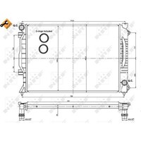 NRF 53443 KüHler MotorküHler WasserküHler MotorküHlung
