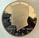 2021-S Kennedy Half Dollar Proof Coin Gem BU Deep Cameo San Francisco Mint