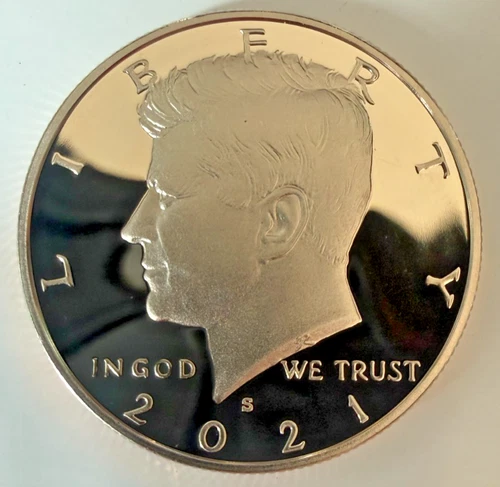 2021-S Kennedy Half Dollar Proof Coin Gem BU Deep Cameo San Francisco Mint