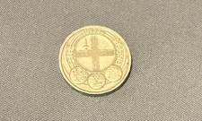2010 British one pound (£1) capital city London