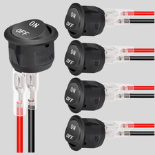 Toggle SWITCH ON/OFF Heavy Duty 6A/250V 10A/125V SPST 2 Pin Terminal Car Boat