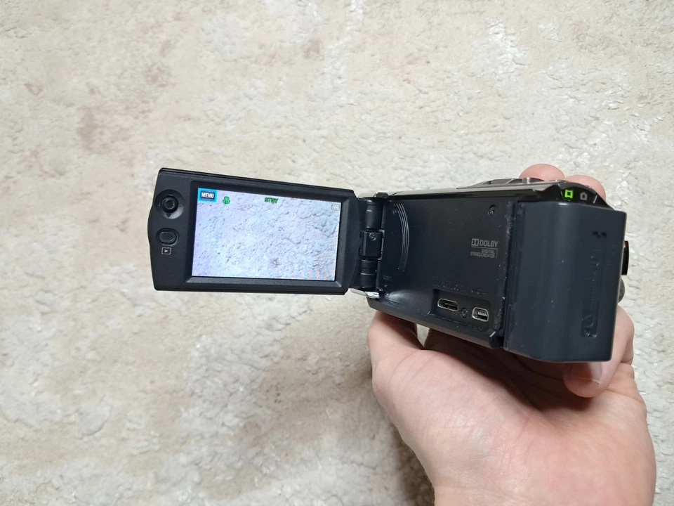 Sony Handycam HDR-CX190E Digital Video Camera Recorder Camcorder Retro Black - Image 2 of 4