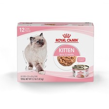 Royal Canin Feline Health Nutrition Kitten Thin Slices in Gravy Cat Food, 3 oz