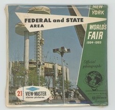 1964-1965 NY New York World's Fair Federal and State View-Master A-674 Sealed