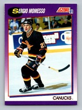 #121 1991-92 Score Sergio Momesso Vancouver Canucks