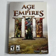 Age of Empires III Microsoft 3 Disc Set PC, 2005 Complete w/ Manual  Key Code