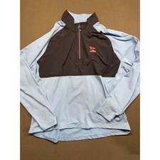 Cutter & Buck 123rd US Open Golf 1/4 Zip Pullover Jacket Light Blue XXL Country