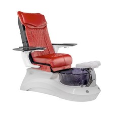 LOTUS II DX Shiatsulogic Pedicure Chair White/Black Tub w/Discharge Pump, RD
