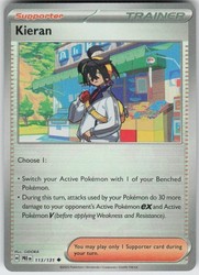Kieran (Poke Ball Pattern) 113/131 Prismatic Evolutions Holo