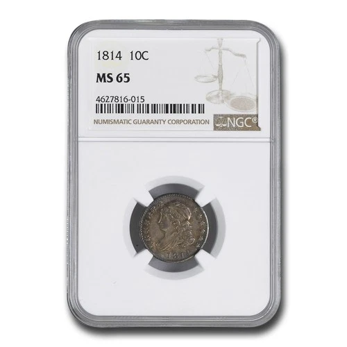 1814 Capped Bust Dime MS-65 NGC