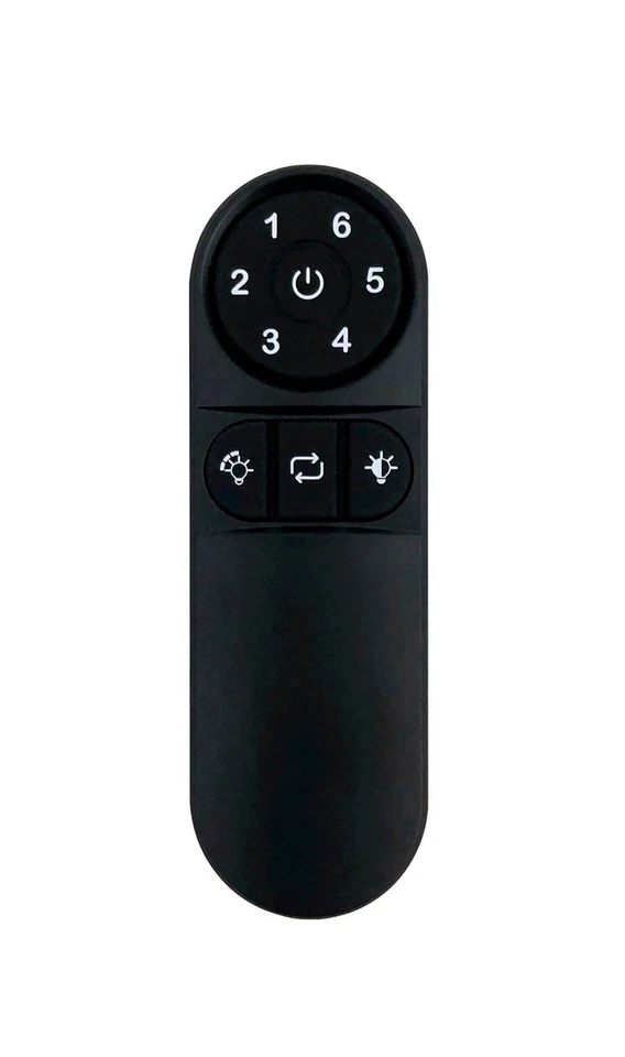 52" Matthews Patricia-5 Textured Bronze Damp Rated LED Fan with Remote - Image 3 of 3