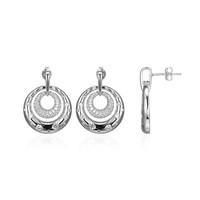 Cavill Silberohrringe Damen 925 Sterling Zirkon 1,48Ct Rund Elegant