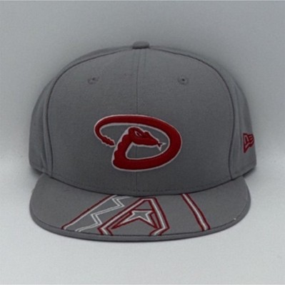 Sample Arizona Diamondbacks MLB Gray/Red Fitted Cap Size 7