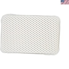 Luxurious Spa Foam Bath Pillow with Suction Cups - Relaxing Neck Support