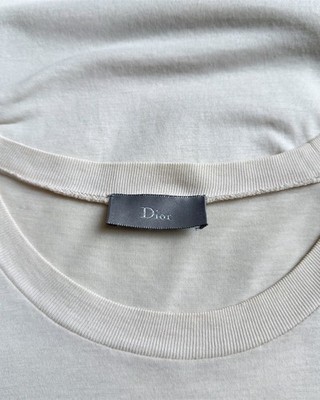 Dior Homme SS2010 Sweet Talkin' Boy Flower T-Shirt Beige Size: S