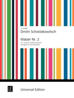 Waltz No. 2 from ''Suite for Variety Orchestra'' Score and parts four clarinets (3