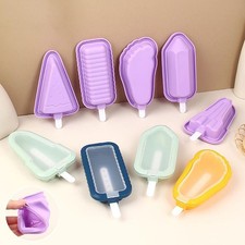 5pcs Silicone Ice Cream Mold Set   Homemade Summer Shapes for Household Use