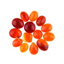 Natural Cabochon Crystals, Loose Gemstone, Wholesale fire opal  light orange