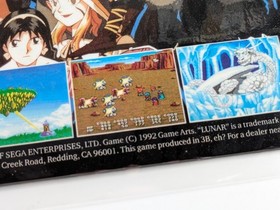 Lunar The Silver Star 1992 video game Laminated Ad Sega CD Working Designs Gift