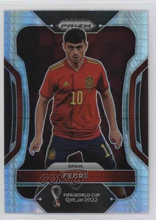 2022 Panini Prizm World Cup Qatar Hyper Prizm Pedri #226 14md