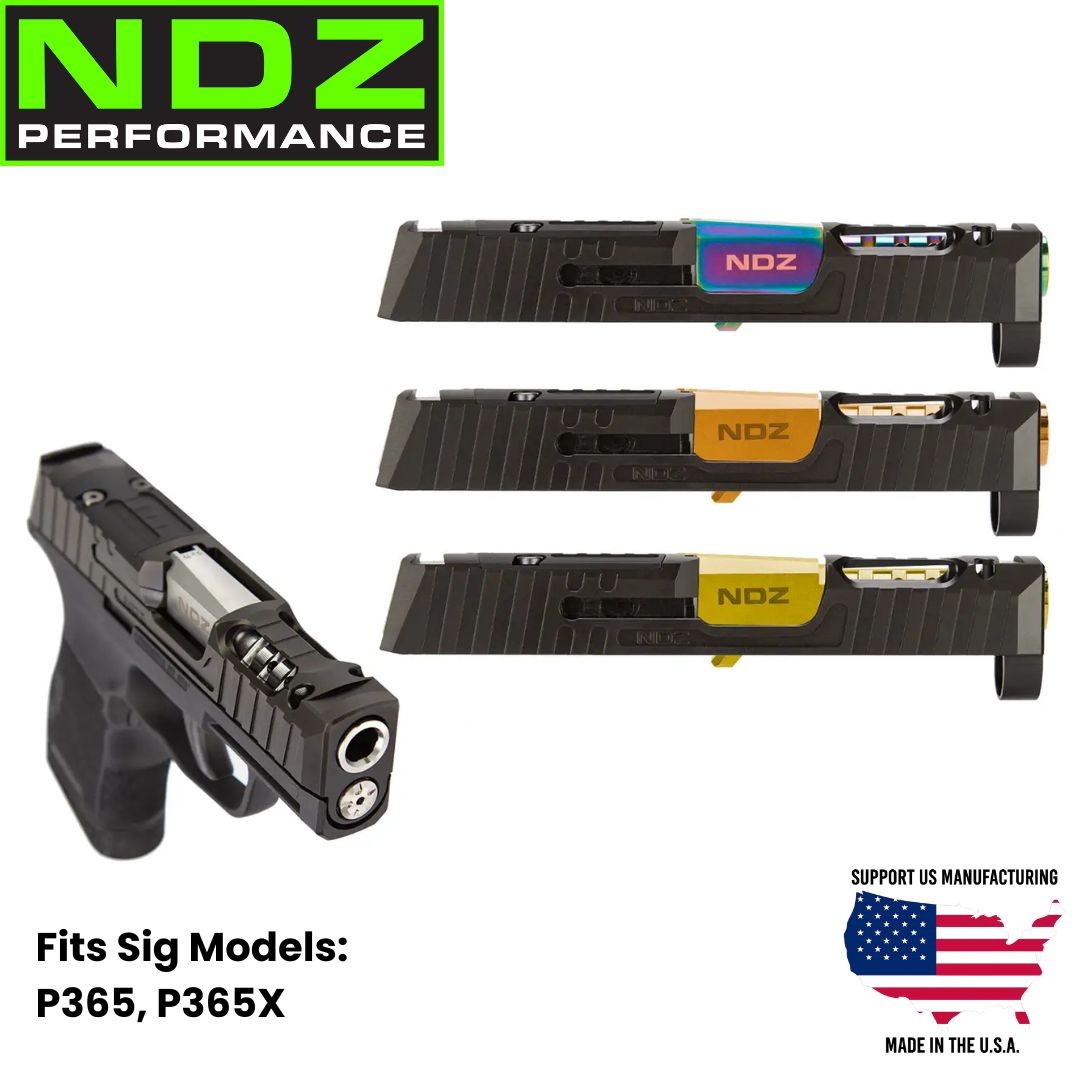NDZ Sig P365 P365X Artemis Slide & Barell Upgrade Stainless Steel