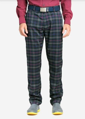 William Murray Classic Tartan Plaid Men's Golf Kappa-Chino Pants