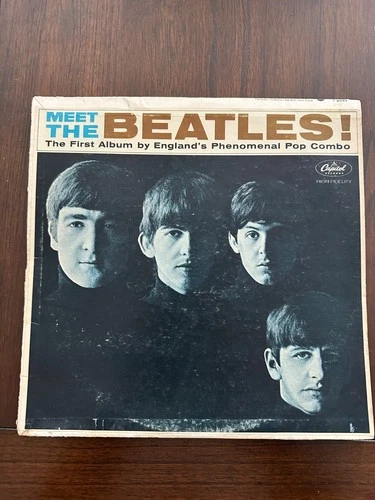 Meet The Beatles! LP 1964 Mono T-2047 Capitol 12” Vinyl