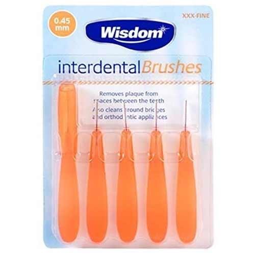 DONTODENT Interdental Brushes Orange 0.45 ISO 1 - Pack Of 6 | Effective Oral Care For Healthy - View #3