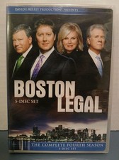 Boston Legal: the Complete Fourth Season 5-Disc Set DVD New Sealed