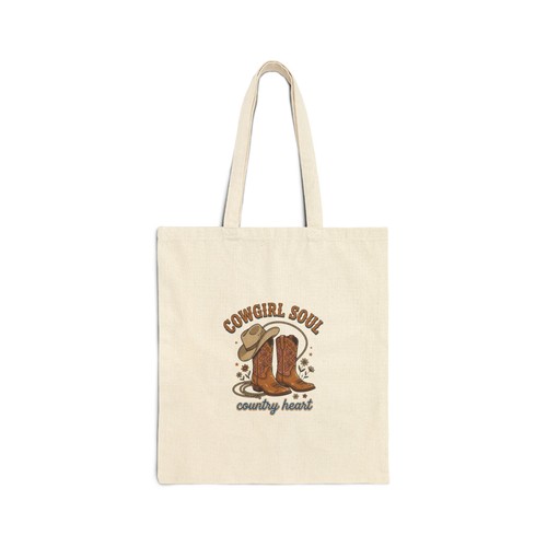 Cowgirl Soul Tote | western ranch rustic prairie canvas