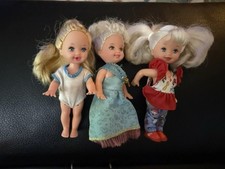 Kelly Doll 3 Piece Lot Complete With Outfits Little Sister Of Barbie