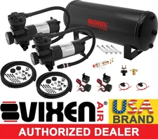 AIR SUSPENSION KIT/SYSTEM FOR TRUCK/CAR BAG/RIDE/LIFT, DUAL COMPRESSOR, 3G TANK