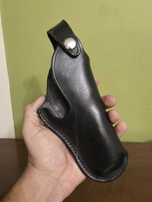 Vintage Bucheimer Detective Black Leather Revolver Holster B37A-79