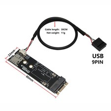 M.2 B-Key 4G 5G Network Card Module to M.2 M-Key NVME / B-Key Adapter Card