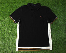 FRED PERRY ORIGINAL MEN CASUAL SHORT SLEEVE POLO SHIRT TEE JERSEY SIZE M MEDIUM