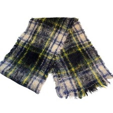 Heather-Glen Mohair New Wool Tartan Scarf 66" x 9" Made in Scotland