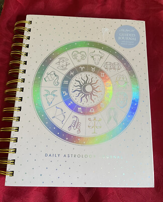 NEW Daily Astrology  Guided Journal Spiral 210 Pages Lady Jayne LTD