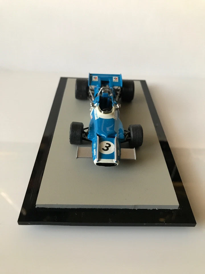 Modelo de metal blanco escala 1/43. Ford Matra MS 80 1969 ala baja F1. Jackie Stewart Foto 2 de 4