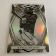 2022 Bowman Baseball Khalil Watson BI-3 Bowman Invicta Miami Marlins